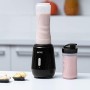 Imetec Personal e Sport Blender PB 100 Mini Frullatore con 2 Bottiglie Take-Away in Tritan e 4 Lame in Acciaio Inox, 46 Decibel,