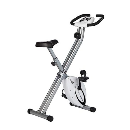 Ultrasport Unisex F-Bike Bicicletta di Esercizi, Peso Massimo 100 kg, Display LCD, Livelli di Resistenza Regolabili, con Sensori
