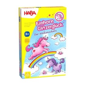HABA 300123 - Gioco da tavola per Bambini Einhorn Glitzerglück, 3+ Anni [Lingua Tedesca]