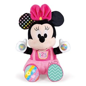 Clementoni- Disney Baby Minnie Gioca e Impara Peluche Parlante, Multicolore, 17304