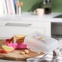Emsa 513794 Variabolo Clipbox con Divisorio Rimovibile, Decorazione Princess, Rosa
