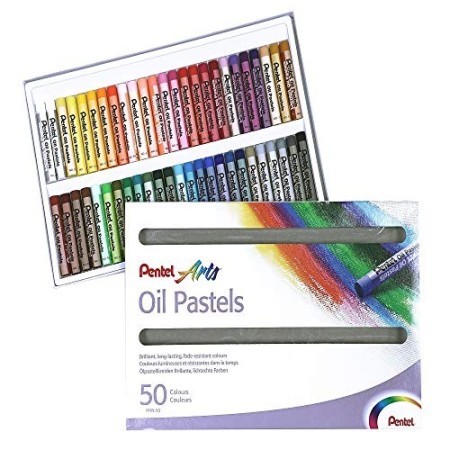 Pentel PHN Pastelli Olio, Confezione da 50 Pezzi