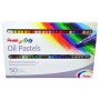Pentel PHN Pastelli Olio, Confezione da 50 Pezzi