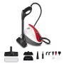 Polti Vaporetto Smart 30_R, Pulitore a Vapore 3 bar, uccide ed elimina il 99,99%* di virus, germi e batteri, Vano Porta Accessor