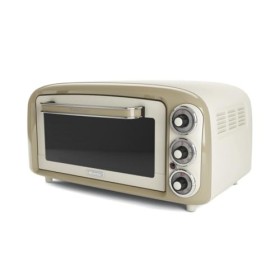 Ariete 979 Vintage - Forno Elettrico di Design 18 Litri, Idoneo per pizza da 30 cm, 1380W, 3 posizioni di cottura, Timer 60', Ac
