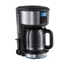 Russell Hobbs Buckingham 20680-56 Macchina Caffè, 1000 Watt, Acciaio Inossidabile, Nero