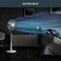 Rowenta VU5640 Silence Extreme Ventilatore a Piantana, 4 velocità, Turbo Boost, 70 W, Bianco