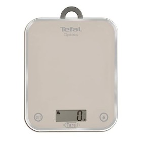 Tefal BC5004 Optiss Glass Bilancia da Cucina Elettronica Silver, elettrica, argento, plastica