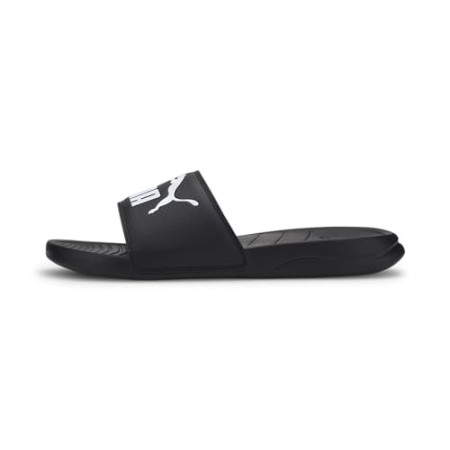 PUMA Popcat 20, Scarpe da Spiaggia e Piscina Unisex-Adulto, Nero Black White, 39 EU