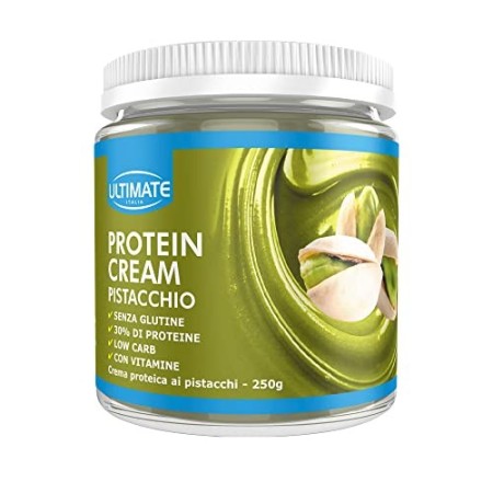 Protein Cream Pistacchio - Crema Proteica Spalmabile Col 30% Di Proteine Del Siero Del Latte - Whey Isolate Microfiltrate - Senz