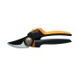 Fiskars Forbici bypass con impugnatura rotante, PowerGear X, Acciaio antiaderente, 22 cm, Nero/Arancione, PX94, 1023628