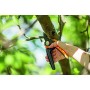 Fiskars Forbici bypass con impugnatura rotante, PowerGear X, Acciaio antiaderente, 22 cm, Nero/Arancione, PX94, 1023628