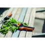 Fiskars Forbici bypass con impugnatura rotante, PowerGear X, Acciaio antiaderente, 22 cm, Nero/Arancione, PX94, 1023628