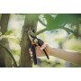 Fiskars Forbici bypass con impugnatura rotante, PowerGear X, Acciaio antiaderente, 22 cm, Nero/Arancione, PX94, 1023628