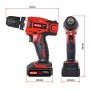 Valex 1429400 Trapano Avvitatore A Batteria al Litio Family-Tech 112, 12 V, 3/8_pollice