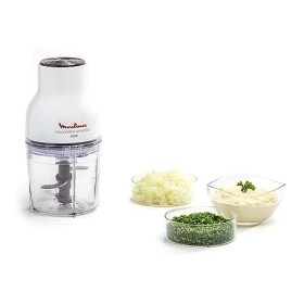 Moulinex DJ5201 Moulinette Essential, 4 Lame Affilate, Trita, Mescola e Sminuzza, Tritatutto, Capacità Recipiente 400 ml, 300 W