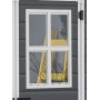 Keter 235170 - Casetta da Giardino Manor 6 x 5 DD Premium, Grigio Scuro, 185 x 152 x 226 cm