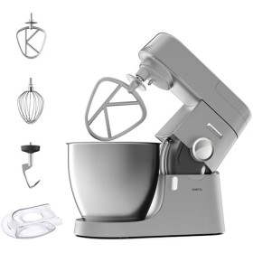 Kenwood KVL4100S Impastatrice Planetaria Chef XL, Robot da Cucina Mixer, 1200 W, 6.7 Litri, Acciaio, Argento