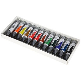 Industria Maimeri 1098012 Colori Acrilici 12 Colori Assortiti