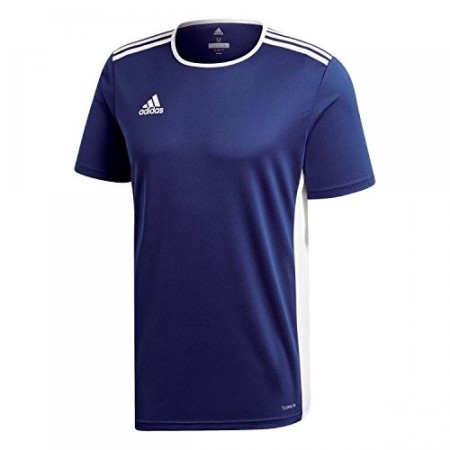 adidas Entrada18 Maglietta, Uomo, Blu/Bianco, M