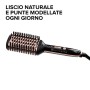 Imetec Bellissima My Pro Magic Straight Brush PB11 100 Spazzola Elettrica Lisciante, 3 Lati Esterni Riscaldati, Spegnimento auto