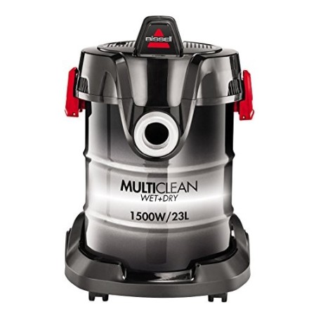 Bissell 2026M MultiClean Wet & Dry Drum - Aspirapolvere Multifunzione Umido e Secco, Funzione Compressore, 1500 W, 23 L