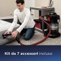 Bissell 2026M MultiClean Wet & Dry Drum - Aspirapolvere Multifunzione Umido e Secco, Funzione Compressore, 1500 W, 23 L