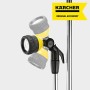 Kärcher Doccia da giardino – Altezza regolabile da 1.5m a 2.2m – Lancia doccia estraibile – Testa della doccia ruotabile 