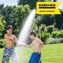 Kärcher Doccia da giardino – Altezza regolabile da 1.5m a 2.2m – Lancia doccia estraibile – Testa della doccia ruotabile 