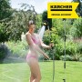 Kärcher Doccia da giardino – Altezza regolabile da 1.5m a 2.2m – Lancia doccia estraibile – Testa della doccia ruotabile 