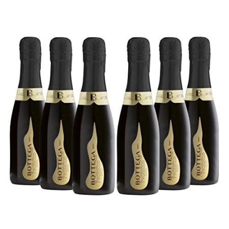 Bottega Poeti Prosecco Doc Spumante - Birillo - 6 Bottiglie da 200 ml