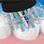 Oral-B Crossaction Testine di Ricambio per Spazzolino Elettrico Ricaricabile Nere in Confezione da 4, Testine Rotonde dal Design
