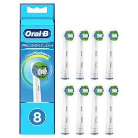 Oral-B Precision Clean Testine di Ricambio per Spazzolino Elettrico con Tecnologia CleanMaximiser, Confezione da 8 Pezzi
