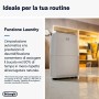 De'Longhi DDSX220 Deumidificatore, 436 W, 44 Decibel, Plastica, Bianco 60x26x26cm