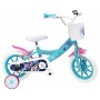 Bicicletta DISNEY FROZEN per bambini di 3-5 anni, Blu, Ruote 30,5 cm (12")