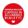 Bialetti Gioia, Macchina da Caffè Espresso per Capsule in Alluminio sistema Bialetti il Caffè d'Italia, Supercompatta, Rosso