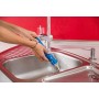 Vileda Scopa Elettrica Quick & Clean, Scopa Elettrica Senza Fili, con Vano Raccogli-Sporco, Leggera e Snodabile, Adatta a Tutti 