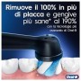 Oral-B Genius X Spazzolino Elettrico Ricaricabile, 1 Spazzolino Premium Nero con Intelligenza Artificiale, 1 Testina, 1 Custodia