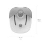 Medisana FS 881 Vasca Idromassaggio per Piedi con Riflessologia Plantare, Pediluvio Elettrico, Funzione di Riscaldamento, Massag