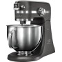 Electrolux EKM5540 Impastatrice color Grigio, Motore 1200W, 10 velocità, struttura in acciaio inox e alluminio pressofuso