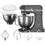 Electrolux EKM5540 Impastatrice color Grigio, Motore 1200W, 10 velocità, struttura in acciaio inox e alluminio pressofuso