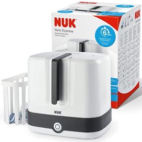 Nuk 10251013 Vario Express Sterilizzatore Elettrico a Vapore per biberon, succhietti ed accessori