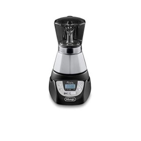 De'Longhi Alicia PLUS EMKP 42.B Caffettiera Moka Elettrica 2-4 Tazze, 450 W, Grigio/Nero