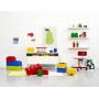 Contenitore Portavivande Lego a 8 Bottoncini, Piccolo Contenitore o Portamatite, Rosso