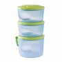 Chicco 00007658000000 Contenitori PortaPappa System Easy Meal, 6m+, 3 Contenitori