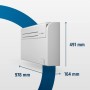 Olimpia Splendid 01504 Climatizzatore Fisso senza Unità Esterna Unico Air 8 HP, Caldo Freddo, Wi-Fi Ready, Bianco, 1.8 KW