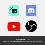 Logitech StreamCam per Streaming Live e Creazione di Contenuti, Video verticale in Full HD 1080p a 60 fps, Opzioni di montaggio 