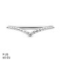 Pandora Piercing ad anello Donna argento - 196315-54