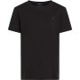 Tommy Hilfiger Boys Basic CN Knit S/s Maglietta, Nero (Meteorite 055), 128 (Taglia Produttore: 8) Bambino