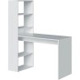 13Casa - Nadia A1 - Scrivania. Dim: 120x53x144 h cm. Col: Bianco. Mat: Melamina.